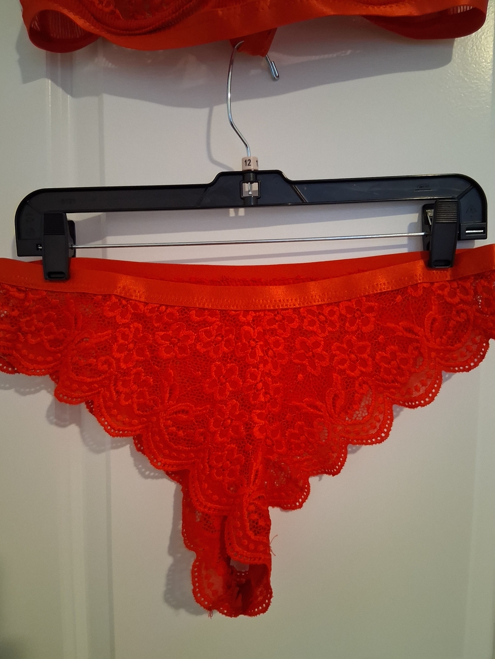Red Lace Bra and Panty Set 2XL Size - NWOT - Picture 3 of 6